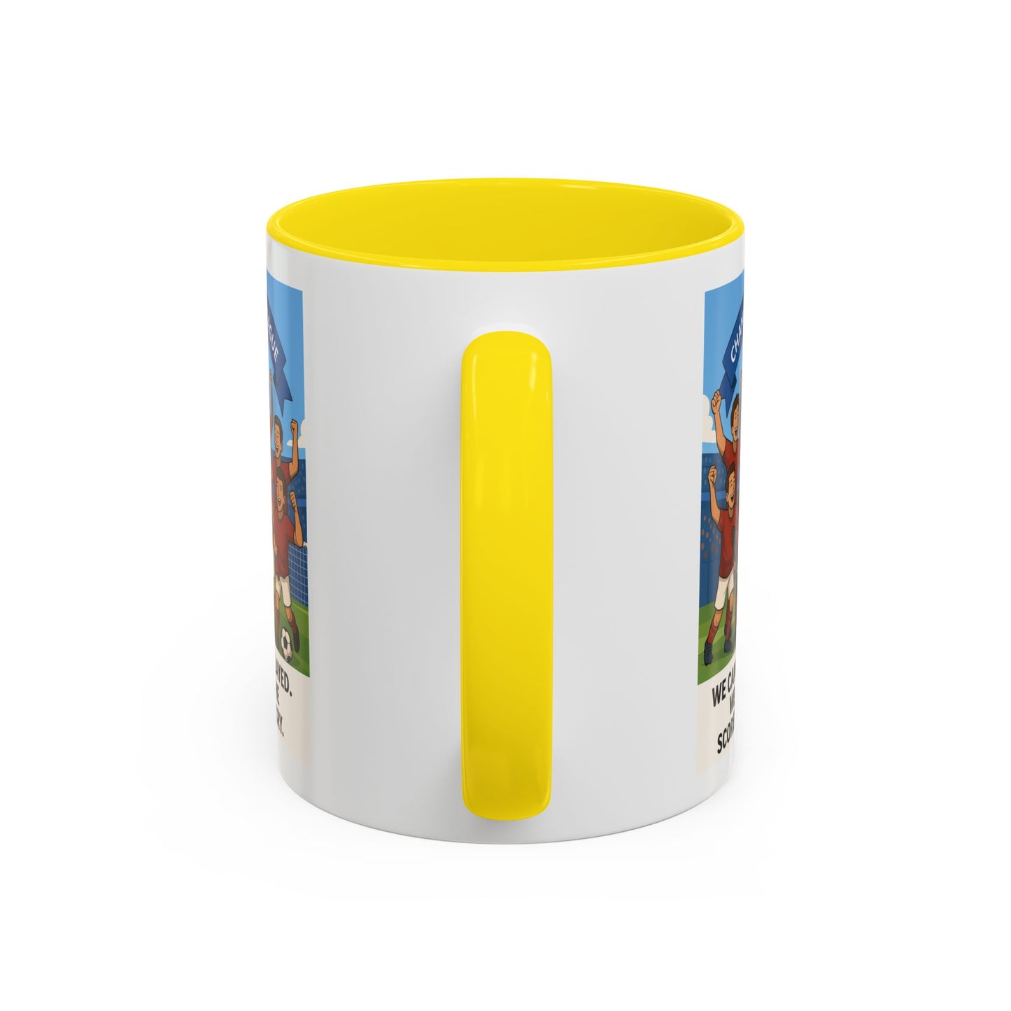 We came, We played, we conquered football Coffee Mug