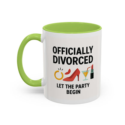 Officially Divorced Coffee Mug - Celebrate Freedom, Divorce Party Mug, Gift for Her, Sassy Humor, New Beginnings