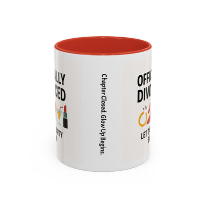 Officially Divorced Coffee Mug - Celebrate Freedom, Divorce Party Mug, Gift for Her, Sassy Humor, New Beginnings