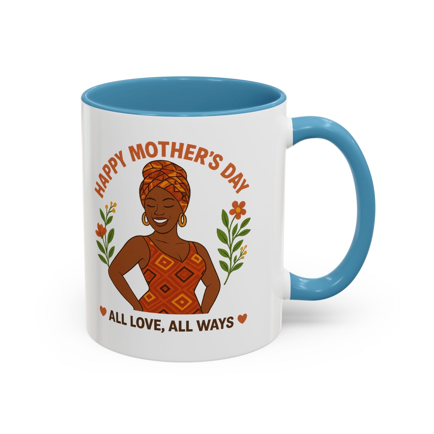 Happy Mother's Day Coffee Mug - Every Queen Deserves Her Day - Afro