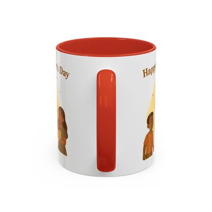 Happy Father's Day Coffee Mug - Celebrate Dad with Joyful Family Design
