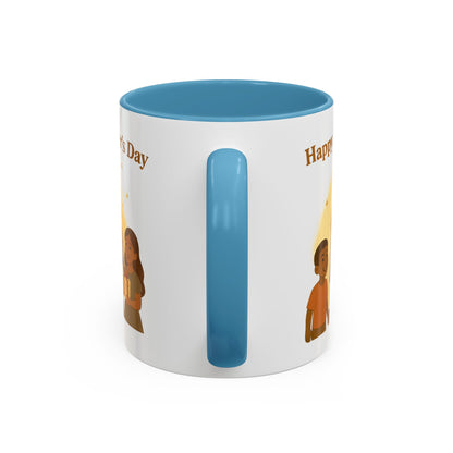 Happy Father's Day Coffee Mug - Celebrate Dad with Joyful Family Design