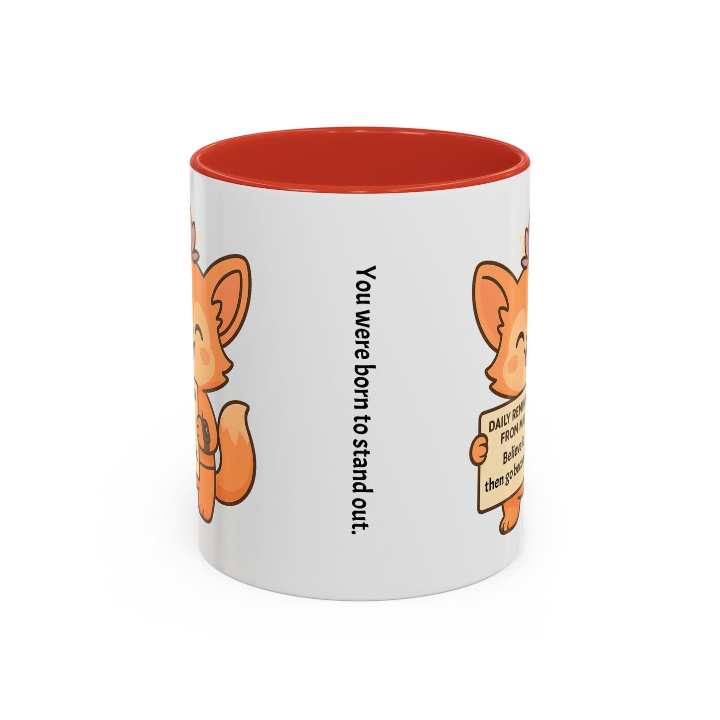 Cute Motivational Coffee Mug, Inspirational Gift, Daily Reminder from Mai Mug, Cat Lover Gift, Coffee Lover's Companion