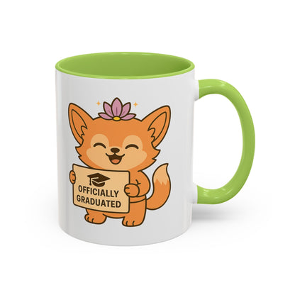 Graduation Celebration Coffee Mug - Officially Graduated Design