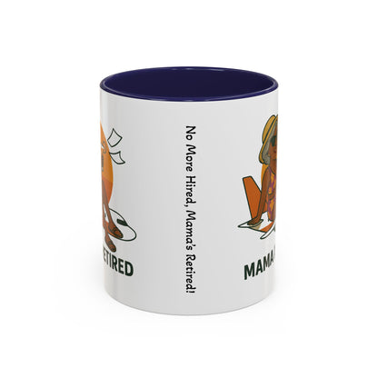 Charming Retired Mama Coffee Mug - Fun Gift for Retirement Celebration