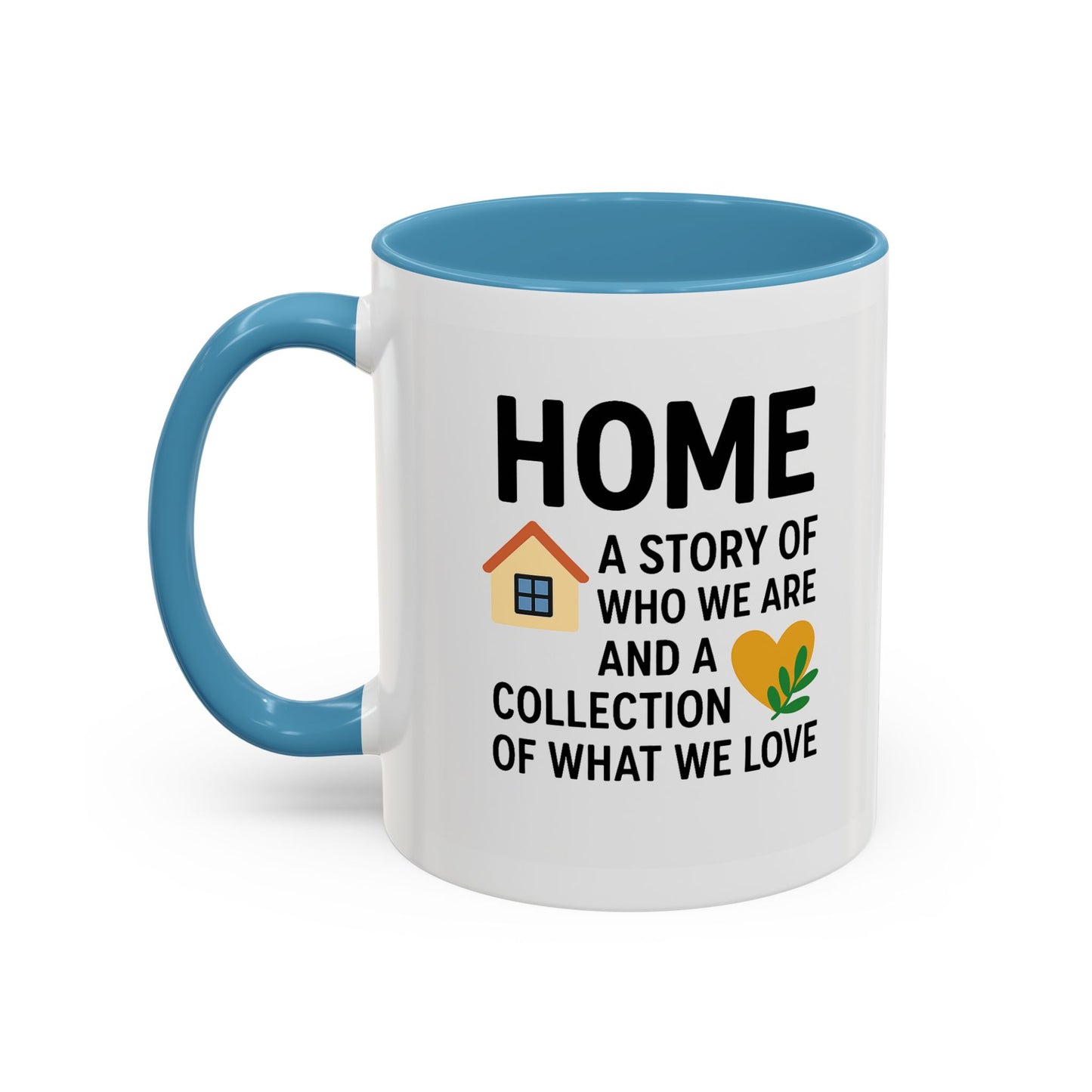 Home Story Accent Coffee Mug | 11 oz & 15 oz | Perfect Gift for New Homeowners