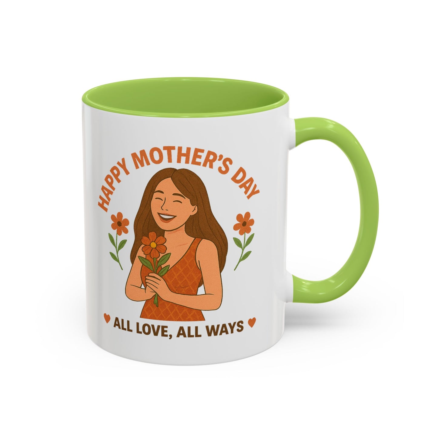 Mother's Day Accent Coffee Mug - All Love, All Ways - Perfect Gift for Moms