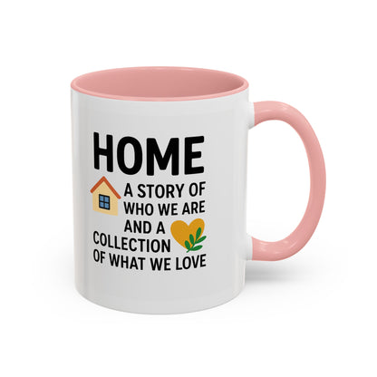 Home Story Accent Coffee Mug | 11 oz & 15 oz | Perfect Gift for New Homeowners