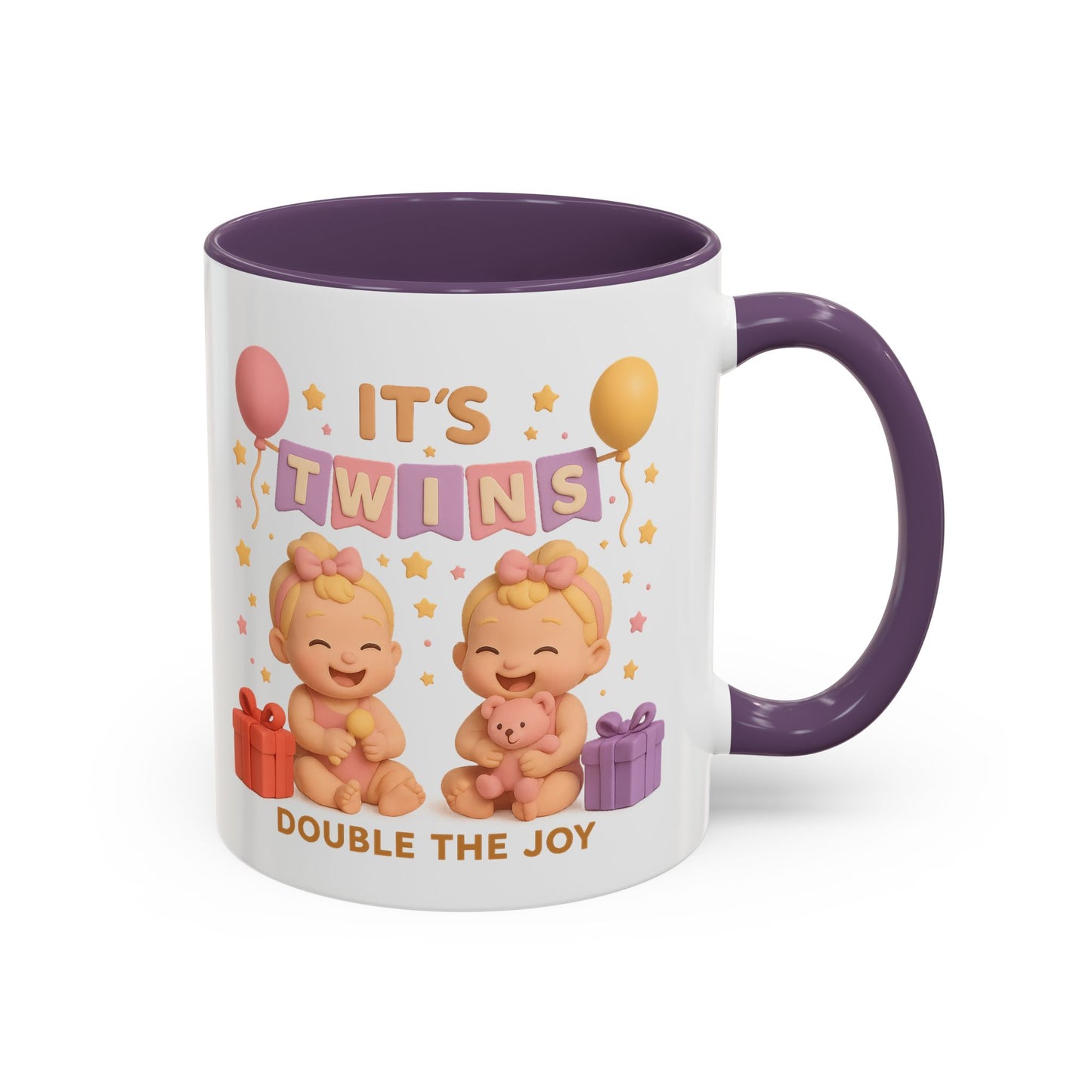 Twins girls - Celebration Coffee Mug - Double the Joy
