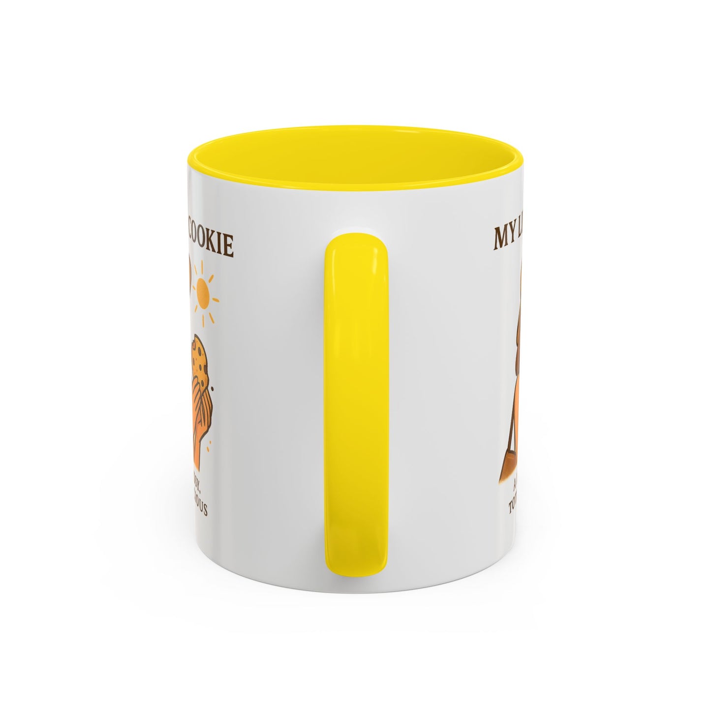 My Life Is a Cookie Accent Coffee Mug - 11oz & 15oz - Fun Gift for Cookie Lovers