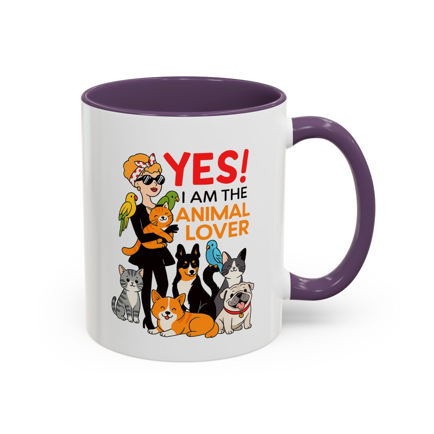 Animal Lover Coffee Mug - Perfect Gift for Pet Owners, Animal Enthusiasts, Dog Lovers, Cat Lovers
