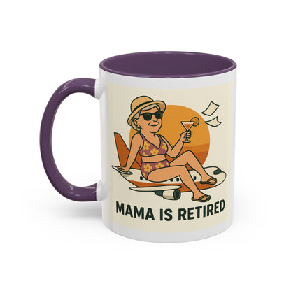 Retirement Celebration Coffee Mug - Mama is Retired