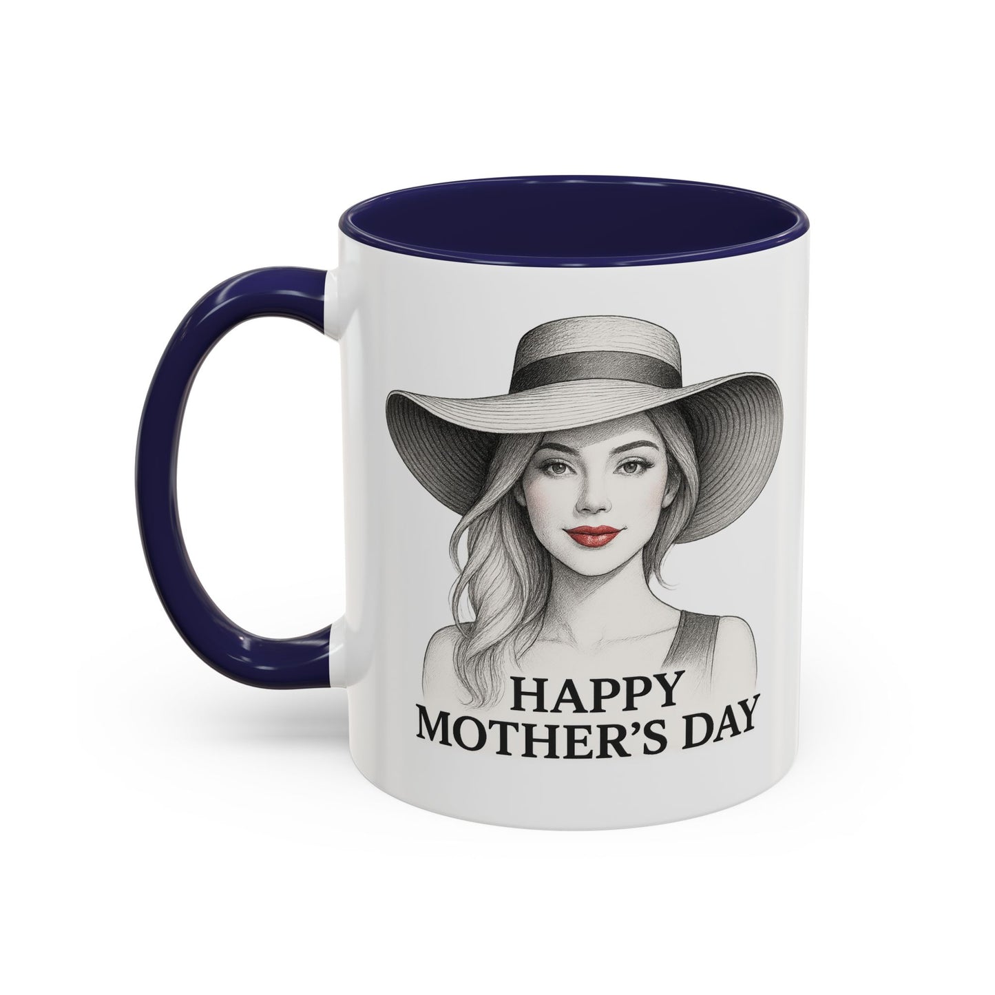 Happy Mother's Day Accent Coffee Mug - Stylish Gift for Moms