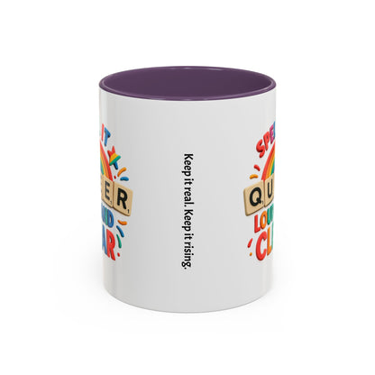 Pride Coffee Mug - Spell It Queer Loud and Clear