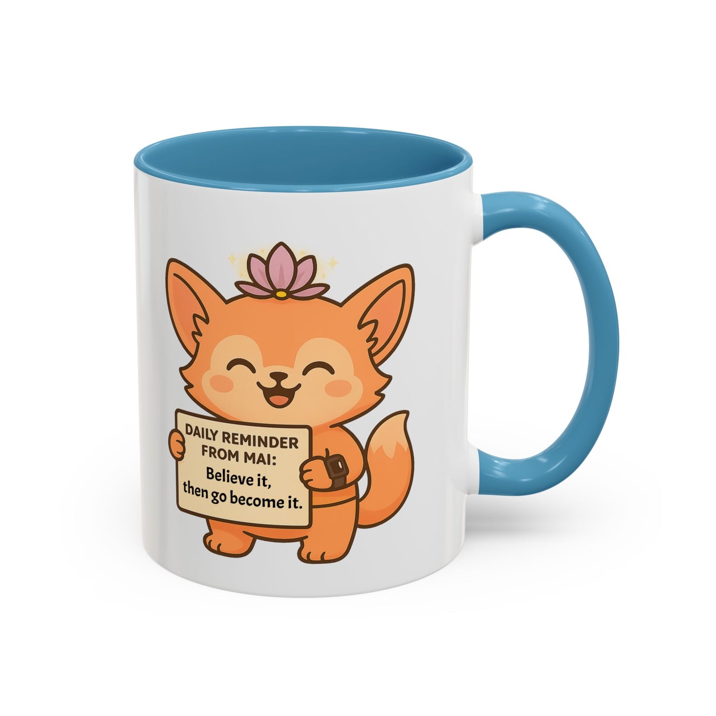 Cute Motivational Coffee Mug, Inspirational Gift, Daily Reminder from Mai Mug, Cat Lover Gift, Coffee Lover's Companion