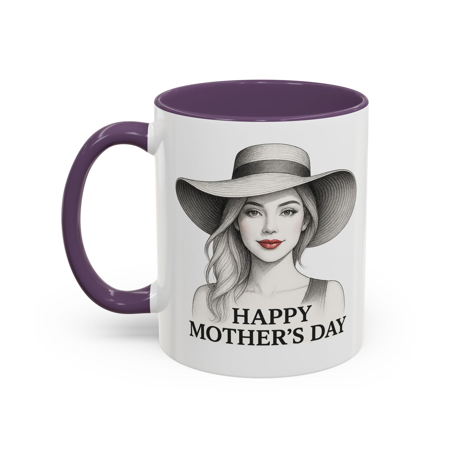 Happy Mother's Day Accent Coffee Mug - Stylish Gift for Moms