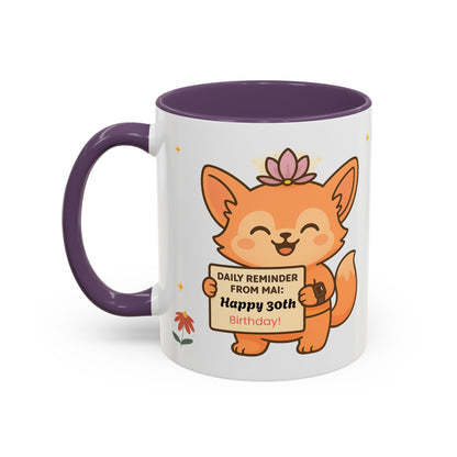 30th Birthday Coffee Mug - Gift for Milestones, Birthday Celebration