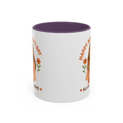 Mother's Day Accent Coffee Mug - All Love, All Ways - Perfect Gift for Moms