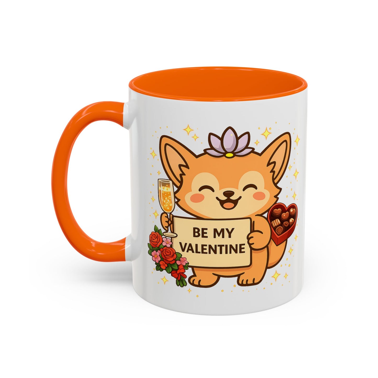 Valentine Coffee Mug  "Be My Valentine" Gift
