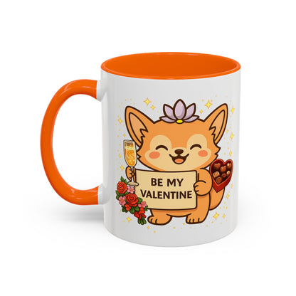 Valentine Coffee Mug  "Be My Valentine" Gift