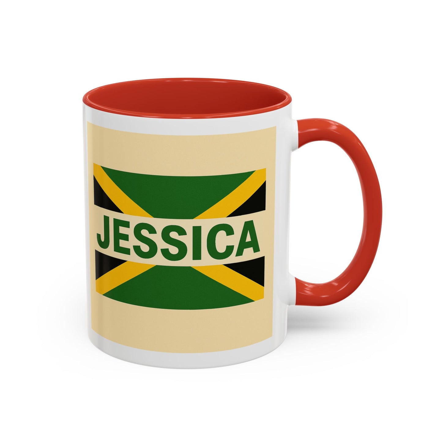 Jamaican Themed Coffee Mug - 'Jessica' with Carnival Queen Vibes