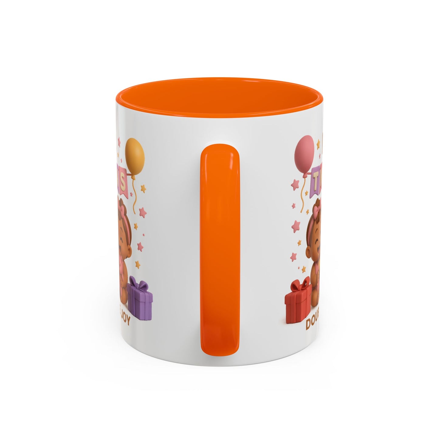 Twins Celebration Coffee Mug – Double the Joy, Gifts for New Parents, Baby Shower Favor, Sibling Gift, Cute Mug for Twins