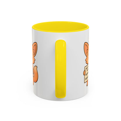 Cute Ms Mai Fox Inspirational Coffee Mug - Happiness is Found Within