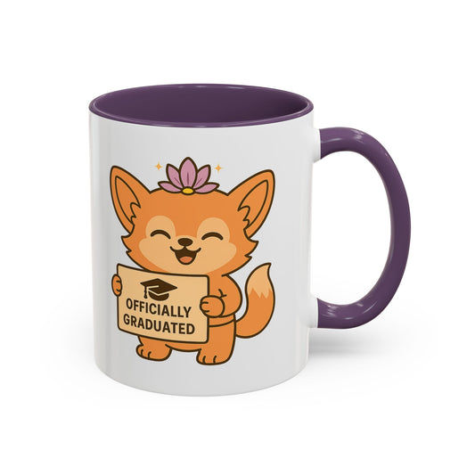 Graduation Celebration Coffee Mug - Officially Graduated Design