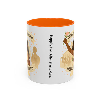 Newly Married Congratulations Coffee Mug - Celebrate Love & New Beginnings