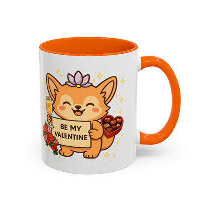 Valentine Coffee Mug  "Be My Valentine" Gift