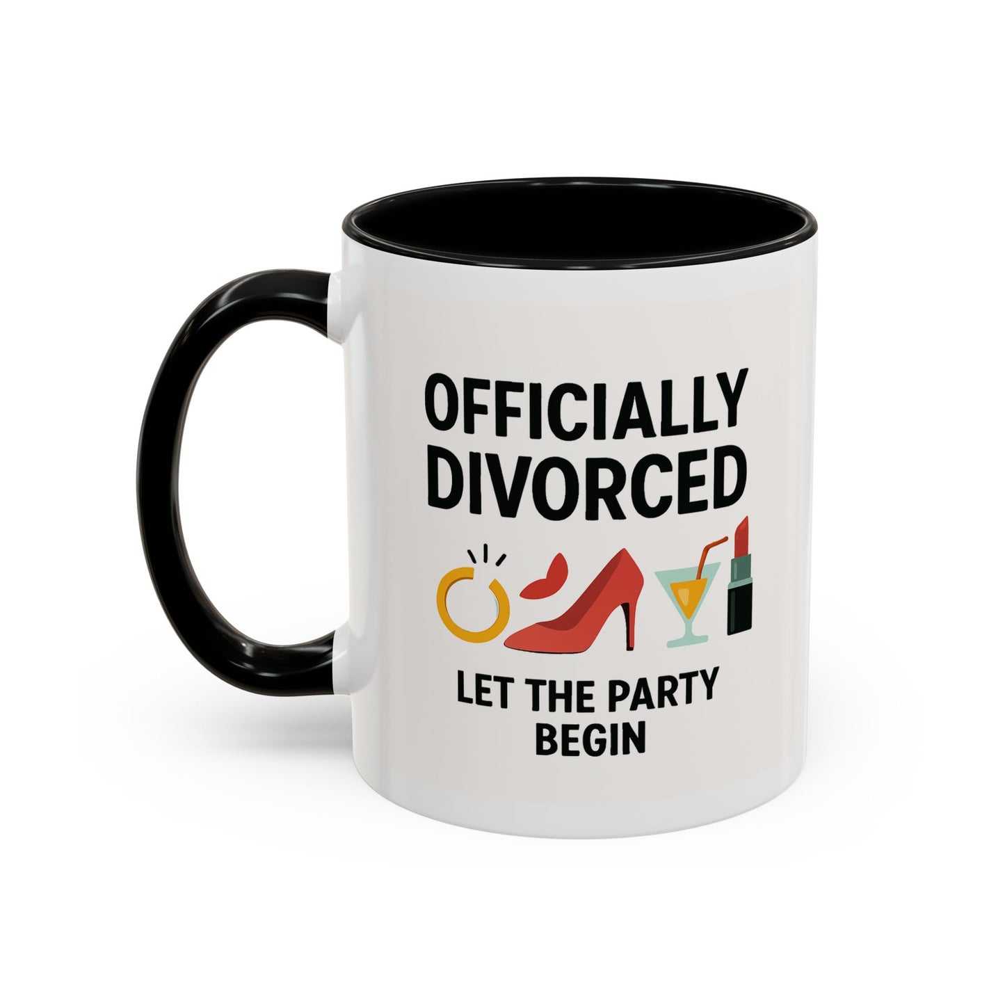 Officially Divorced Coffee Mug - Celebrate Freedom, Divorce Party Mug, Gift for Her, Sassy Humor, New Beginnings