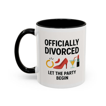 Officially Divorced Coffee Mug - Celebrate Freedom, Divorce Party Mug, Gift for Her, Sassy Humor, New Beginnings