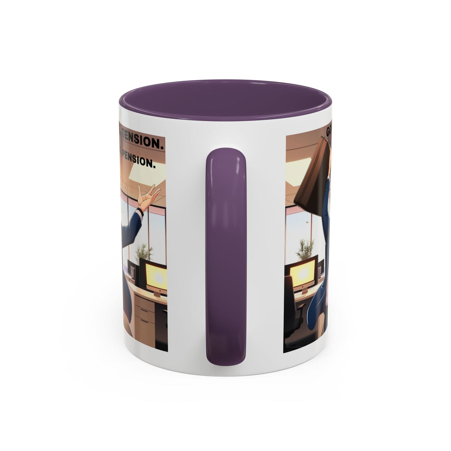 Retirement Celebration Coffee Mug - Goodbye Tension, Hello Pension!