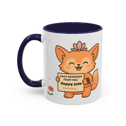 30th Birthday Coffee Mug - Gift for Milestones, Birthday Celebration