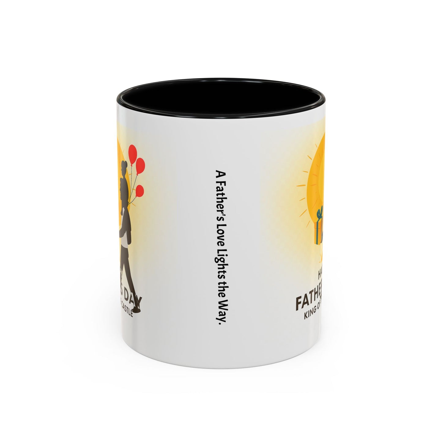 Father's Day Accent Coffee Mug - King of the Castle Design