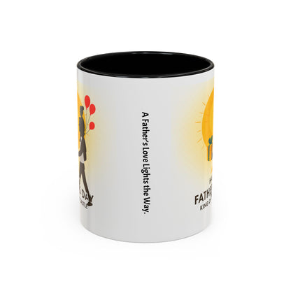 Father's Day Accent Coffee Mug - King of the Castle Design