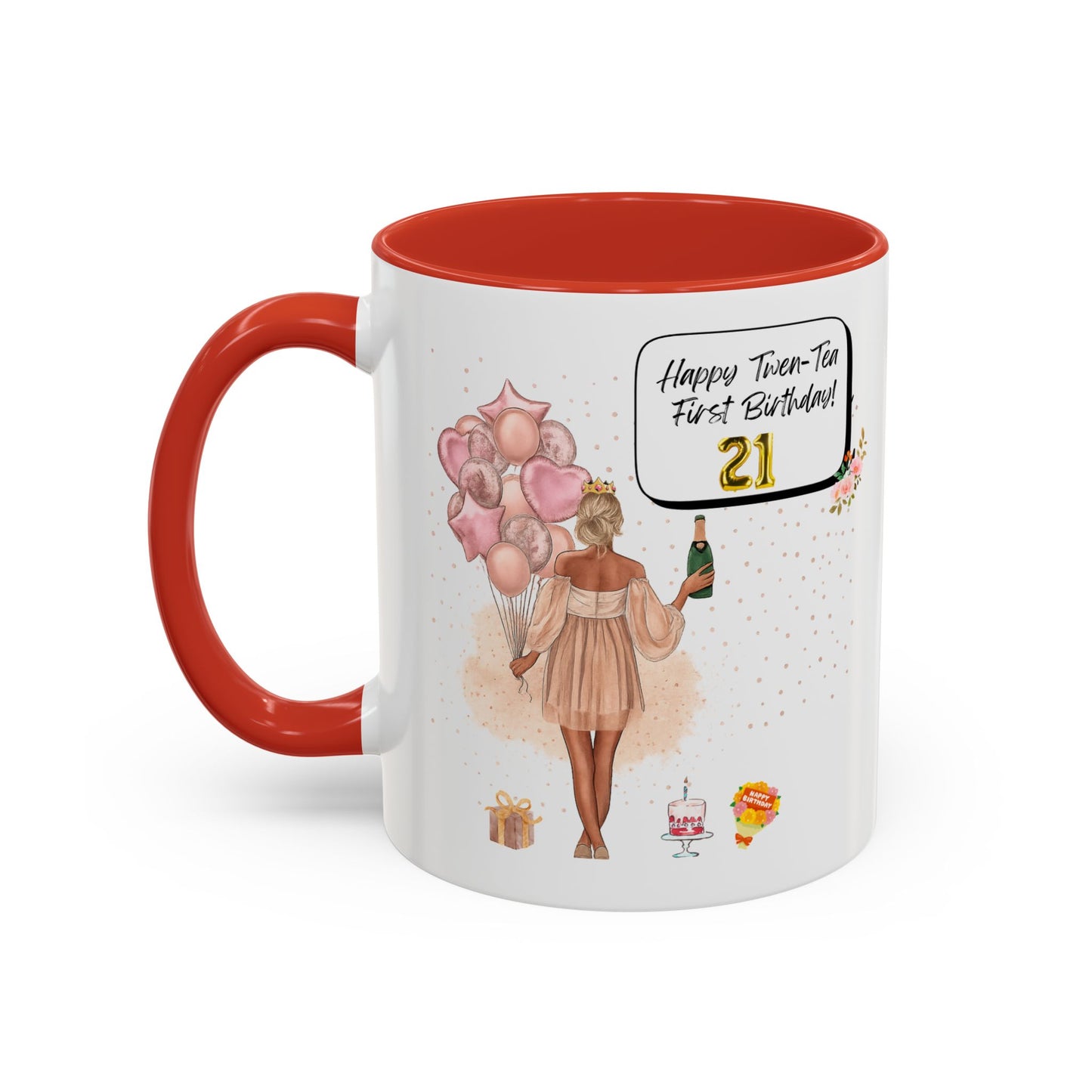 21st Birthday Celebration Coffee Mug, Funny Gift for Turning 21