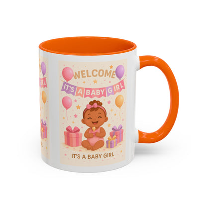 Welcome Baby Girl Coffee Mug – Celebrate with Style