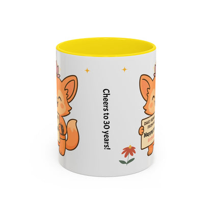 30th Birthday Coffee Mug - Gift for Milestones, Birthday Celebration