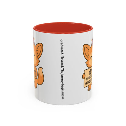 Graduation Celebration Coffee Mug - Officially Graduated Design