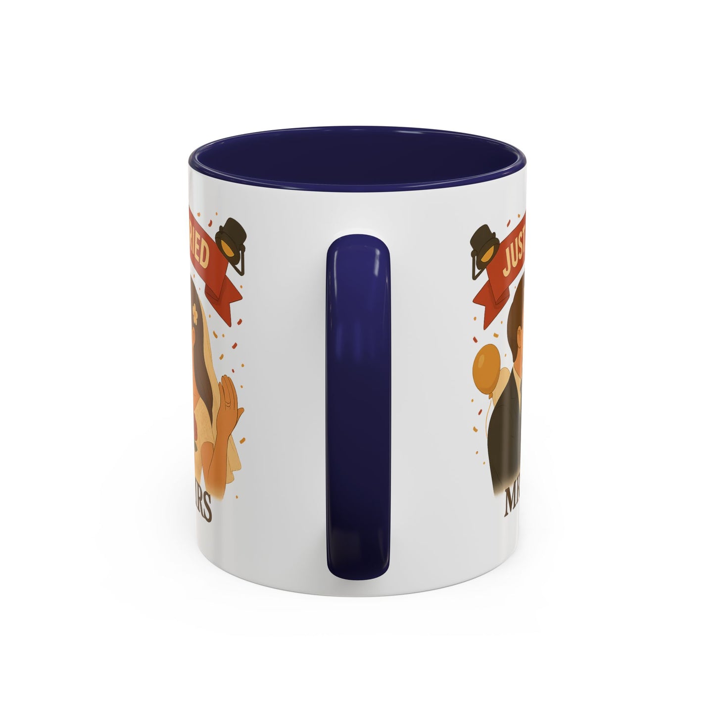 Just Married Coffee Mug | Wedding Gift | Newlywed Coffee Cup | Mr & Mrs Mug | Bride and Groom Drinkware