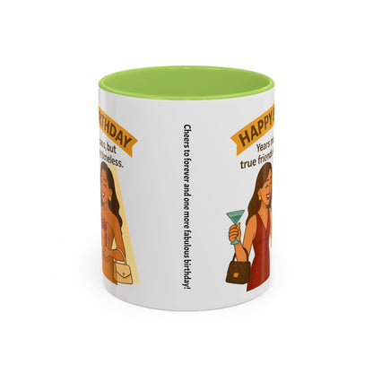 Timeless Birthday Accent Coffee Mug - Perfect Gift for Celebrations