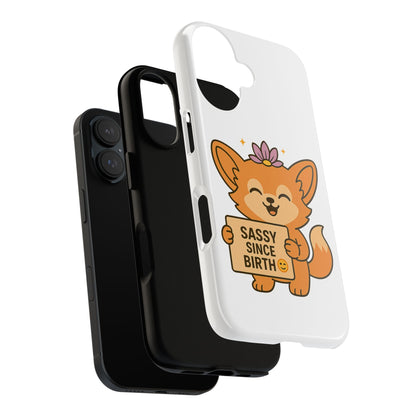 Cute Sassy Phone Case - Adorable Animal Design, Unique Gift for Pet Lovers, Fun Birthday Present, Stylish Phone Accessory, Playful