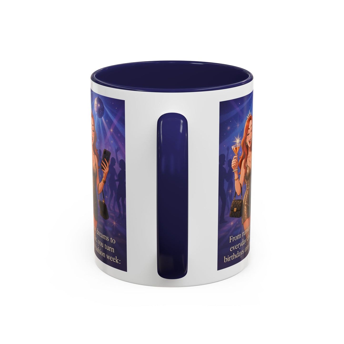 Chic Birthday Celebration Coffee Mug - Turn Birthdays into Fashion Week!