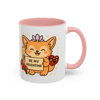Valentine Coffee Mug  "Be My Valentine" Gift