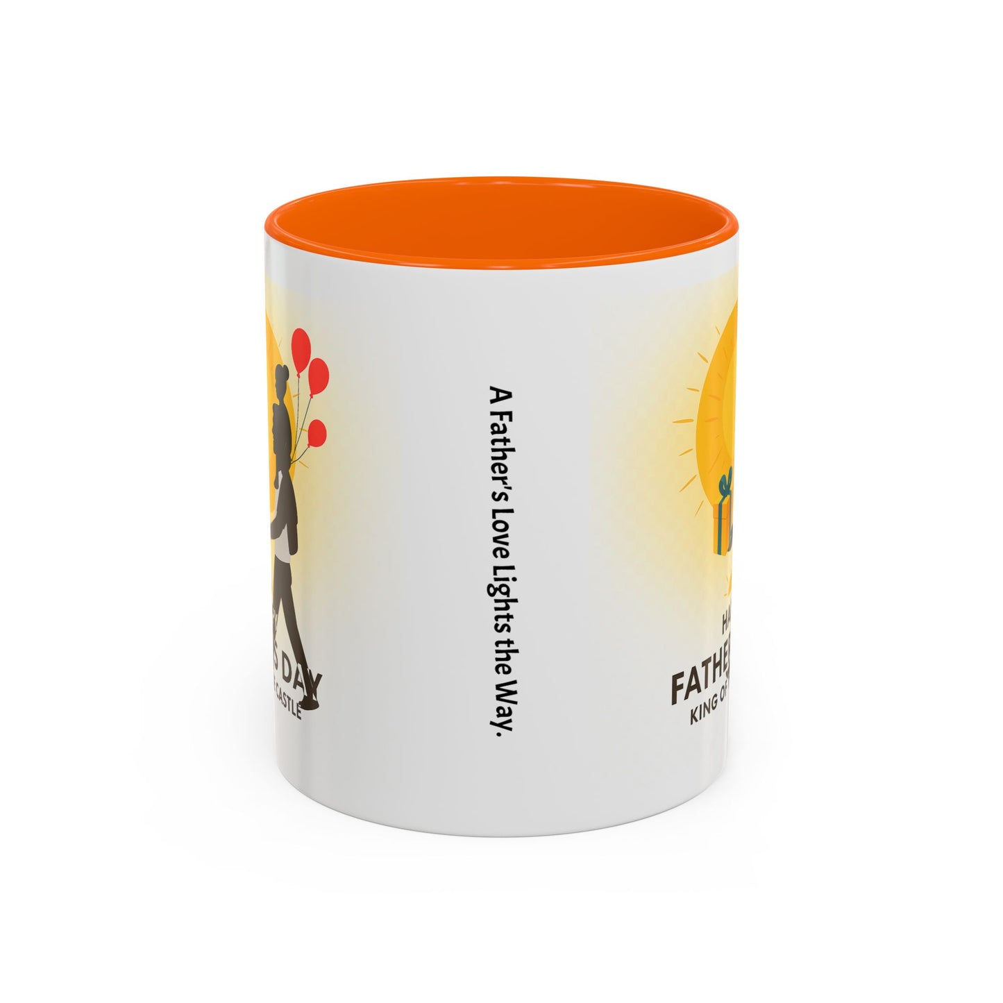 Father's Day Accent Coffee Mug - King of the Castle Design