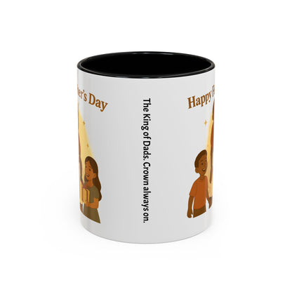 Happy Father's Day Coffee Mug - Celebrate Dad with Joyful Family Design