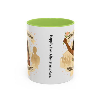 Newly Married Congratulations Coffee Mug - Celebrate Love & New Beginnings