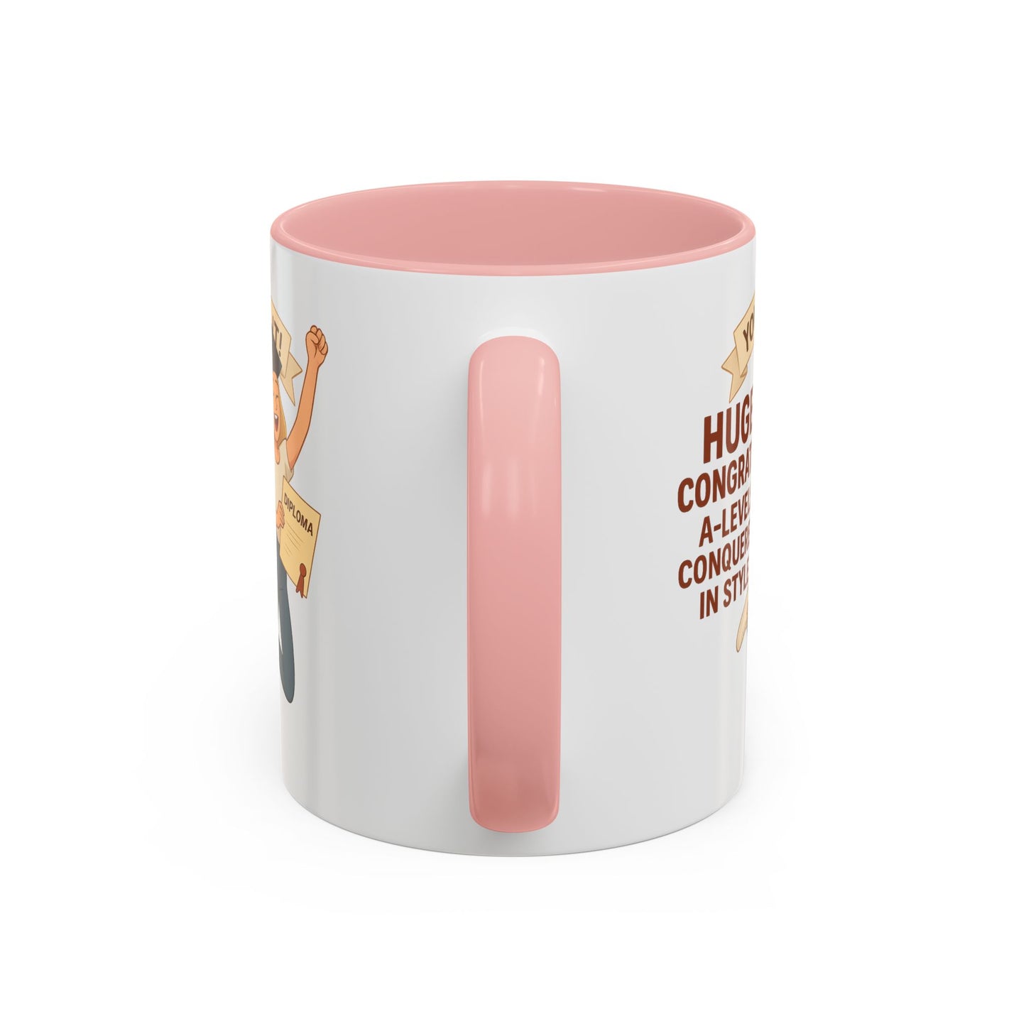 Celebratory Graduation Coffee Mug - 'You Did It!' A-Levels