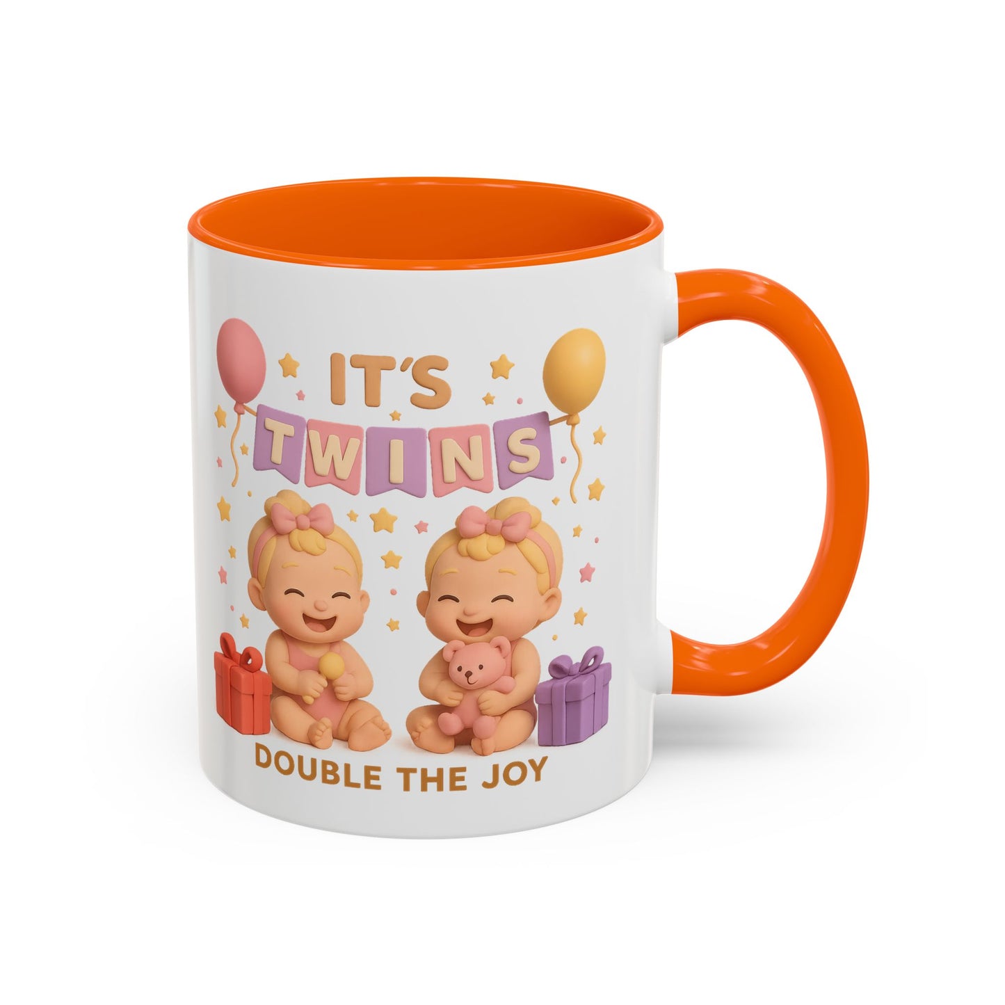 Twins girls - Celebration Coffee Mug - Double the Joy